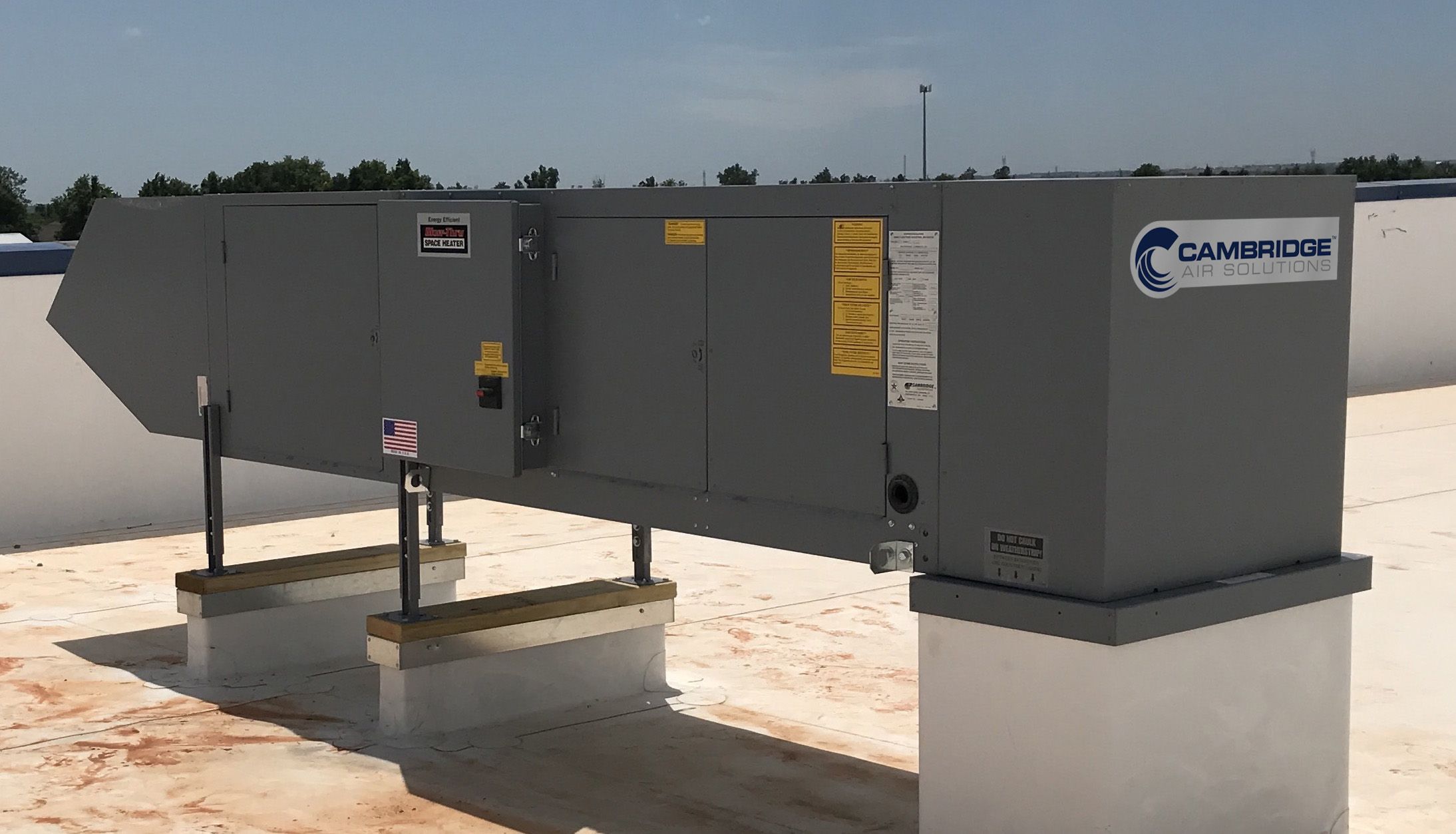 Cambridge S-Series Heater Rooftop Installation - Cambridge Air Solutions